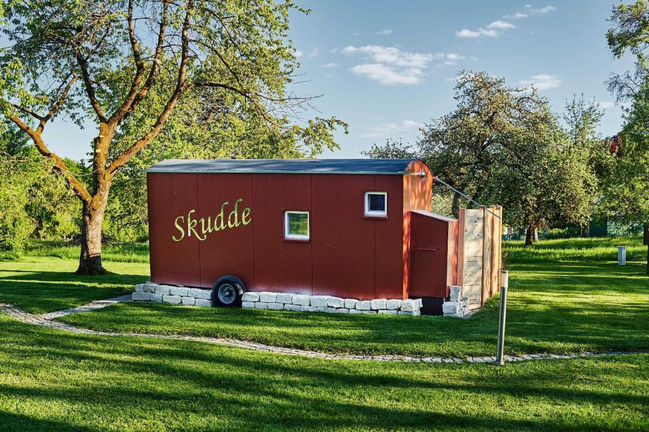 Schäferwagen Skudde - Handwerkerhof Fränkische Schweiz Gräfenberg Exterior foto