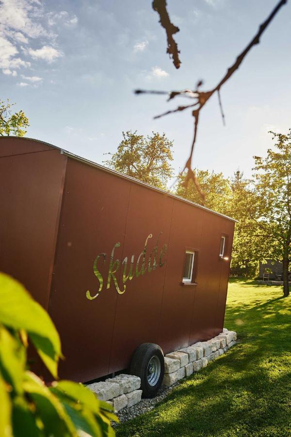 Schäferwagen Skudde - Handwerkerhof Fränkische Schweiz Gräfenberg Exterior foto